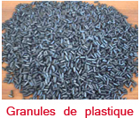 granules de plastique